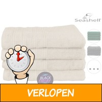 4 x Seashell Luxor Hotel Deluxe handdoek