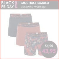 Muchachomalo Boxershorts Chame Print Red..