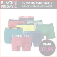 Puma boxershorts 8-Pack Verrassingspakke..