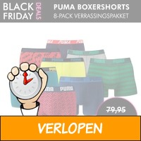 Puma boxershorts 8-Pack Verrassingspakket