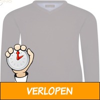 Luxe pullover met v-hals