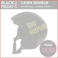 Cairn Skihelm Ski Republic zwart/geel -..