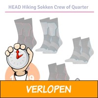 HEAD Hiking Sokken Crew of Quarter