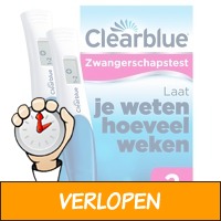 30 x Clearblue zwangerschapstest