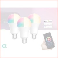 FlinQ E27 Smart WIFI Lamp 3-pack