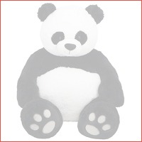 Knuffel panda XXXL 140cm