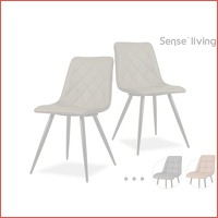 2 x Sense' Living eetkamerstoel