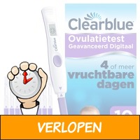 12 x Clearblue digitale ovulatietest 10 stuks