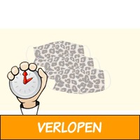 Set van 3 panterprint mondkapjes