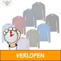 Luxe pullover met v-hals