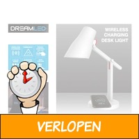 Dreamled design bureaulamp met draadloze oplader