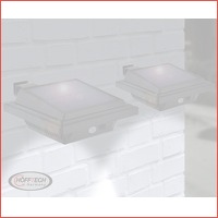 2 x Hofftech wandlamp Solar LED Met Sens..