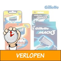 8 x Gillette scheermesjes