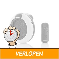 Plug-in mini kachel met afstandsbediening en thermostaa..