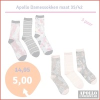 Apollo Damessokken 3-pack