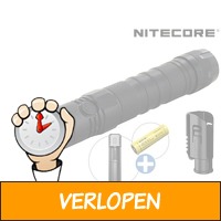 Nitecore P12 tactische zaklamp + NL2140 batterij en lad..