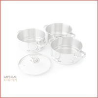 Imperial Kitchen Stoompan - 20cm - 3-del..