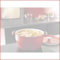 Pyrex ronde gietijzeren pan