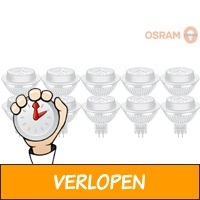 10 x Osram Dimbare LEDspot GU5.3