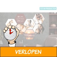 Voucher: 10 x foto op hexagon