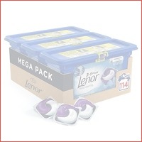 114 x Lenor wasmiddel pods All-In-1 Apri..