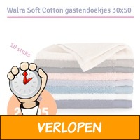 Walra Soft Cotton gastendoekjes (10