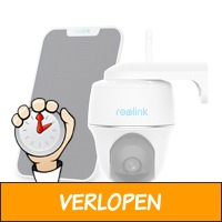 Reolink Argus PT + wit solar paneel