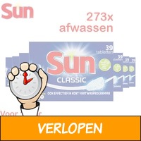 Sun Classic Vaatwastabletten 273 stuks