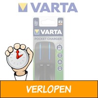 Varta Pocketcharger voor 4 AAA en/of AA batterijen