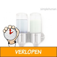 Simplehuman zeepdispenser wand duo