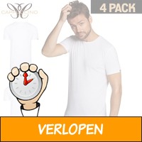 Cappuccino Extra Lange T-shirts 4-pack