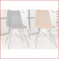 Industriele eettafel stoelen