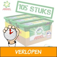 105 Ariel pods voor 8 maanden wassen