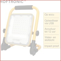 LED bouwlamp op accu