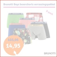 Brunotti Boys 8-pack boxershorts verrass..