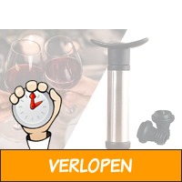 Vacumpomp voor wijn