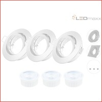 3 x Ledmaxx Dimbare LED-spots