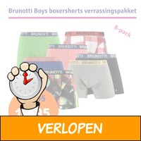 Brunotti Boys 8-pack boxershorts verrassingspakket