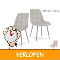 2 x Sense Living eetkamerstoel Eva