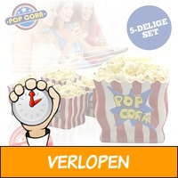 5-delige popcornset