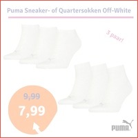 Puma Sneaker- of Quartersokken