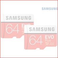 2 x Samsung EVO Plus microSD kaart