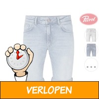 Petrol denim short SHO004