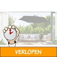 Luxe zweefparasol + beschermhoes