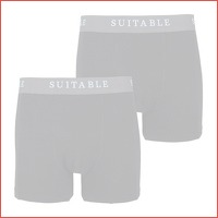 Suitable Bamboe Boxershorts 2-Pack zwart