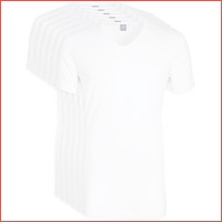 V hals 6-pack bamboe T-shirt