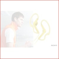 Sony AS210 In-Ear oordopjes - Geel