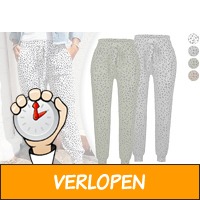 Comfy Leopard broek voor dames