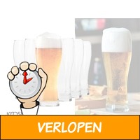 Krosno Lange Bierglazen - Set van 6 - 500ml