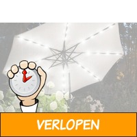 Veiling: parasol met LED-verlichting